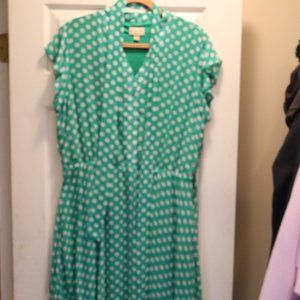 Green Polka Dot Dress